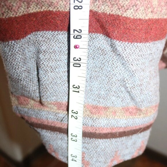 Women's Aztec Print Shacket Jacket XXL  Multicolor Casual Western Casual - Picture 11 of 16